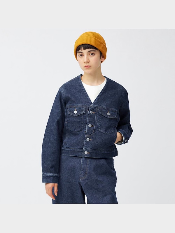 ブラッシュドデニムジャケット beautiful people (セットアップ可能)