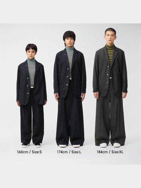 カバーオール(ストライプ) beautiful people (セットアップ可能)