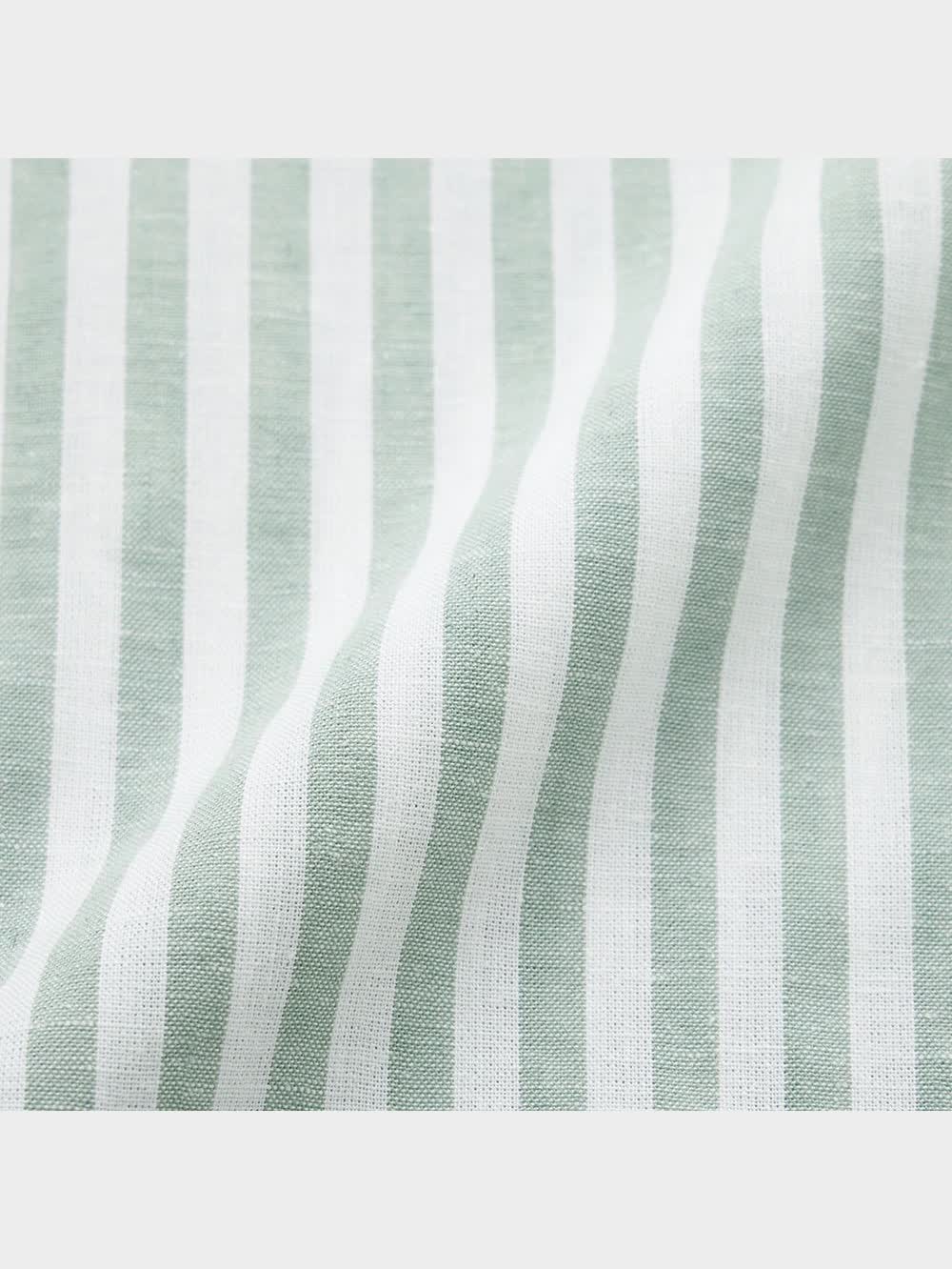 kilig ストール ストライプパターン クロップドシャツ クロップド丈ドロストストライプシャツ[商品：PN25SS-057