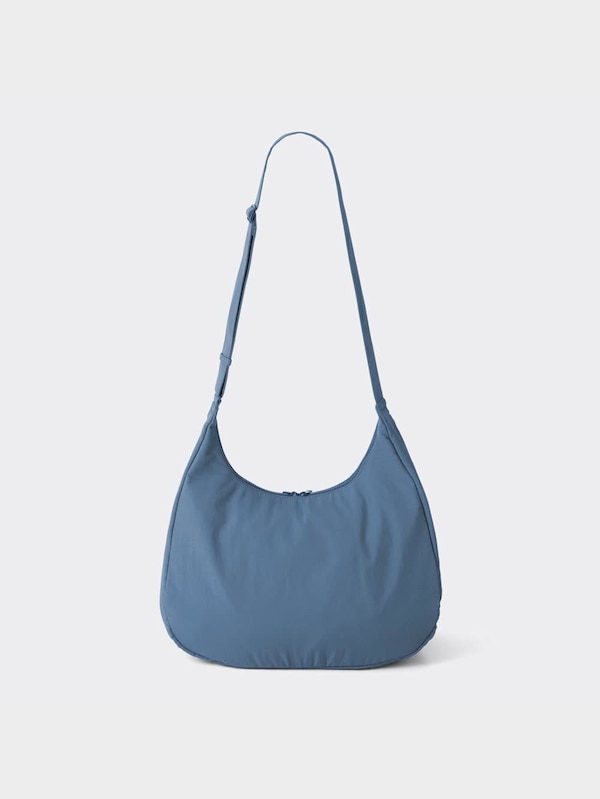 ソフトナイロンラウンドショルダーバッグ