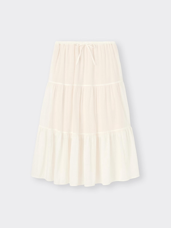 ティアードロングスカートQ+E