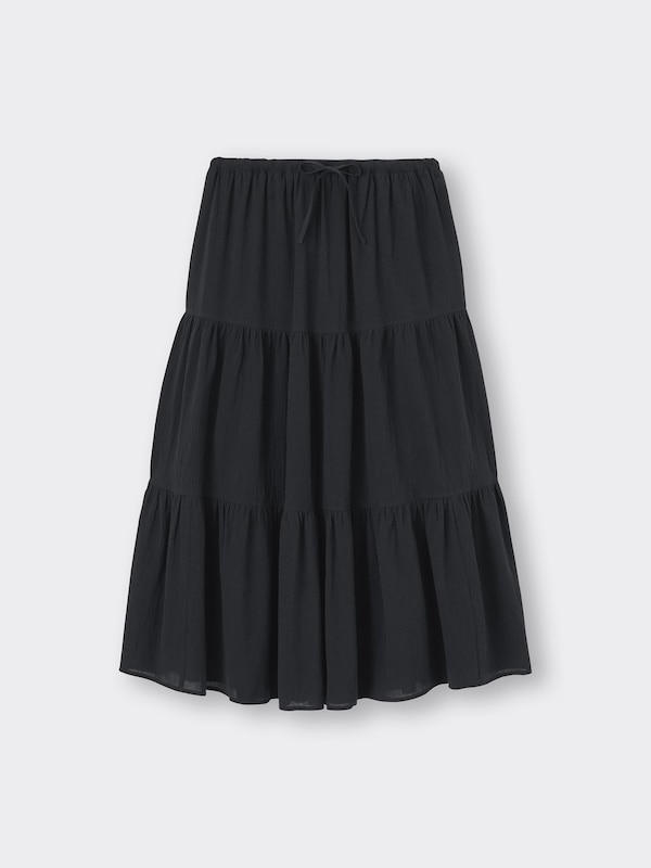 ティアードロングスカートQ+E