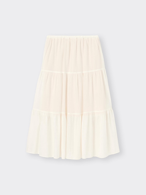 ティアードロングスカートQ+E