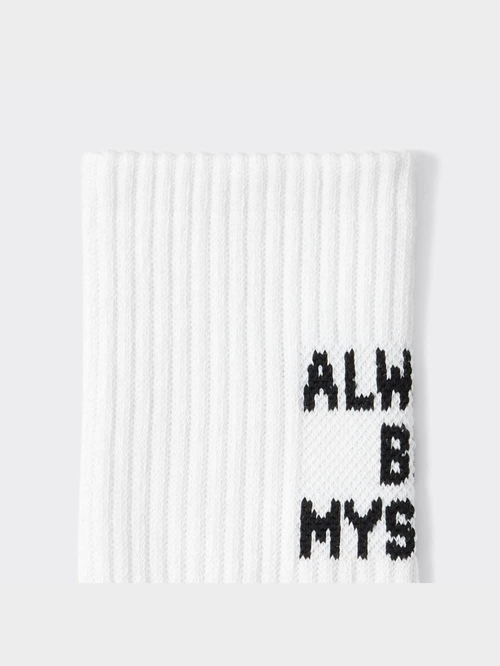 GU公式 | ハイアンクルソックス(バックロゴ)