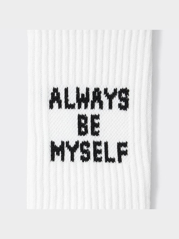 ハイアンクルソックス(バックロゴ)