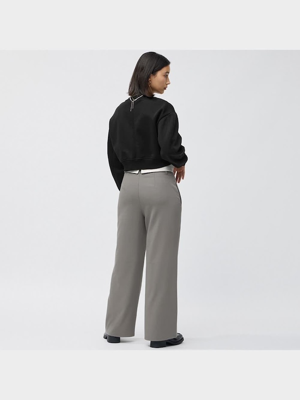 折り返しウエストワイドパンツQ+E