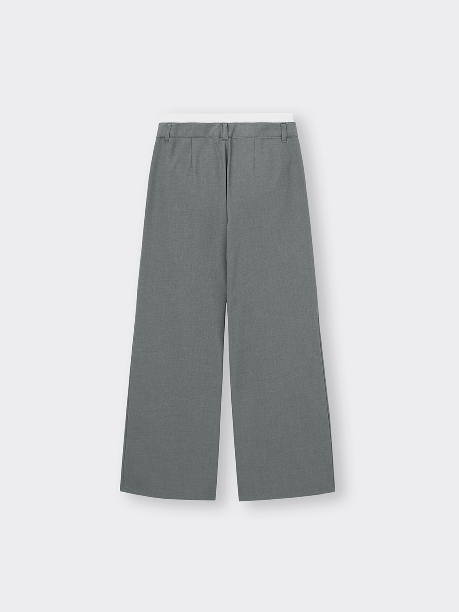 GU公式 | ダブルウエストワイドパンツQ+E