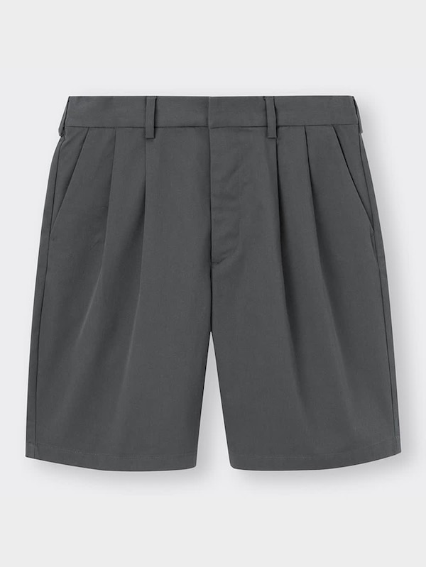 タックワイドハーフパンツNT+E