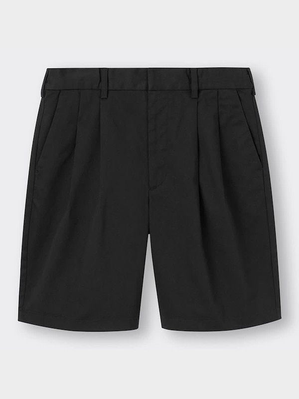 タックワイドハーフパンツNT+E