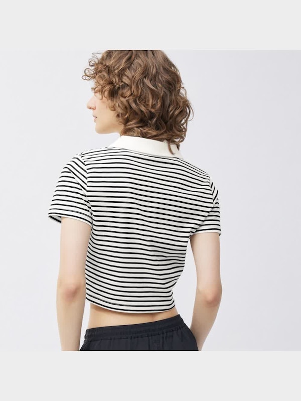 スキッパーポロ(半袖)(ボーダー)+E