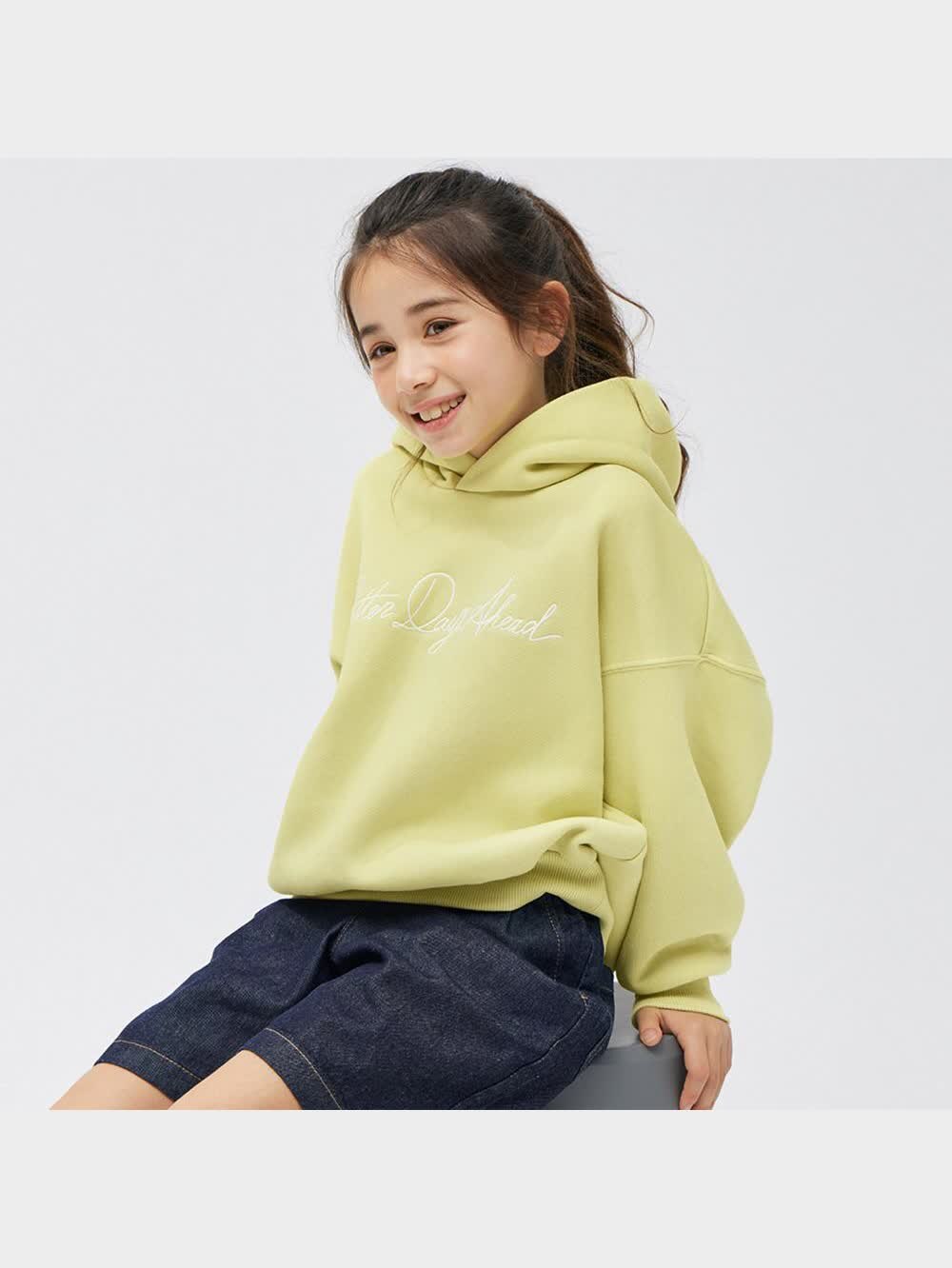 GU公式 | KIDS(男女兼用)裏起毛ヘビーウェイトスウェットパーカ