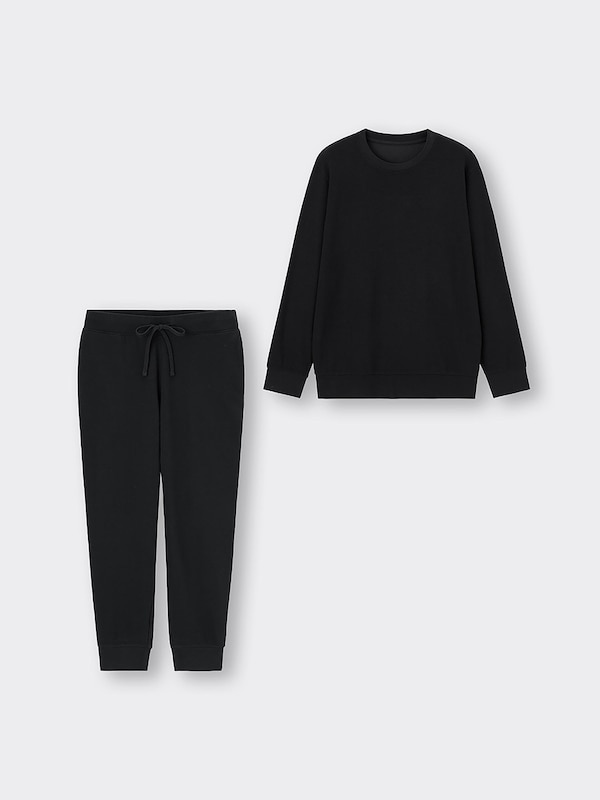 ストレッチソフトワッフルラウンジセット(長袖&ロングパンツ)