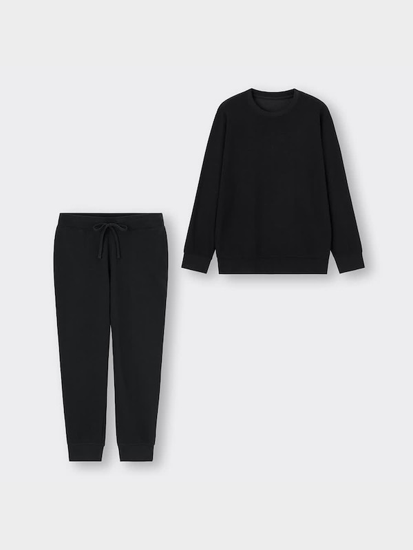 ストレッチソフトワッフルラウンジセット(長袖&ロングパンツ)