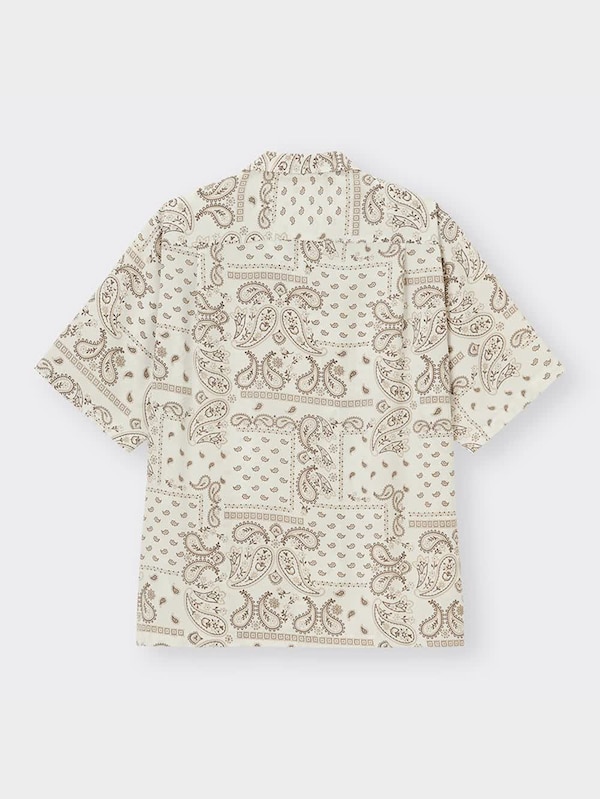 オープンカラーシャツ(5分袖)(バンダナ)