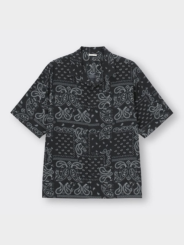 オープンカラーシャツ(5分袖)(バンダナ)