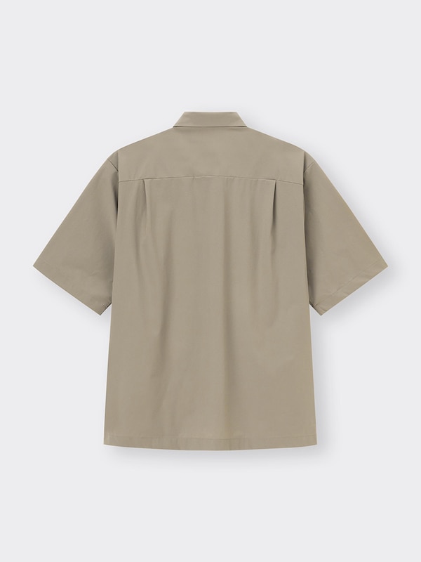 ナイロンストレッチシャツ(5分袖)SW+E(セットアップ可能)