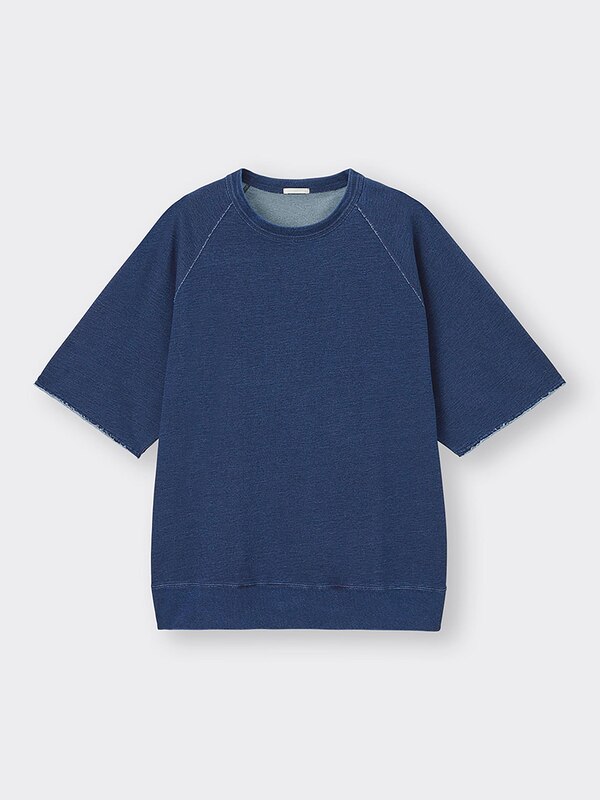 ウォッシュドスウェT(5分袖)