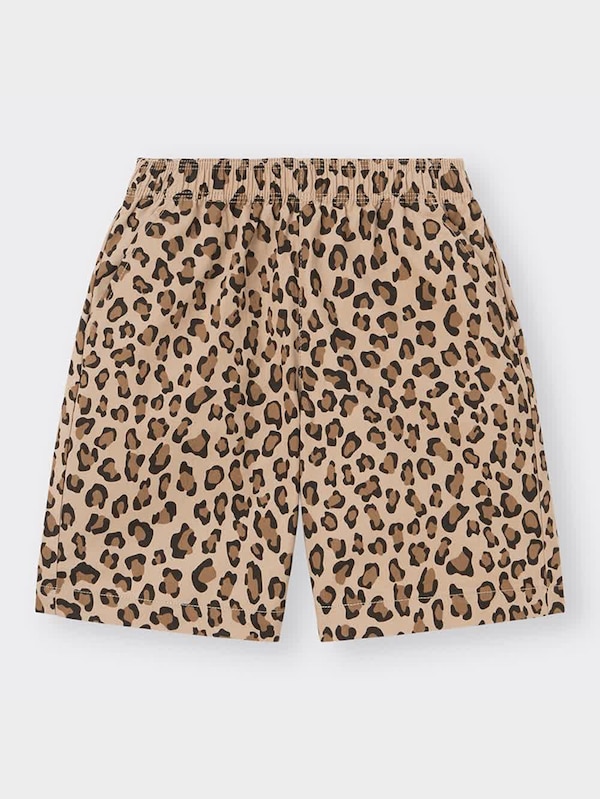 KIDS(男女兼用)シェフショーツ(レオパード)