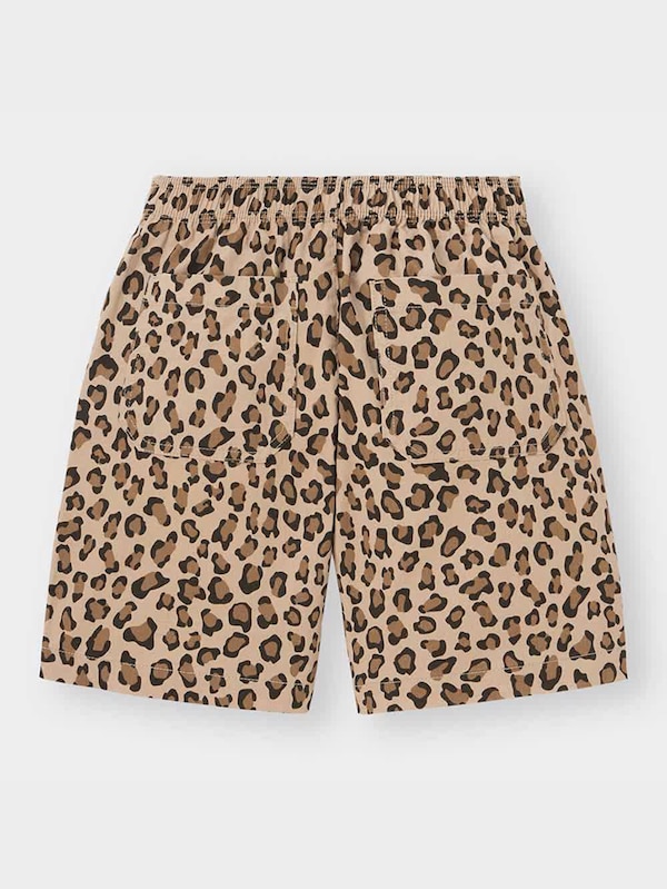 KIDS(男女兼用)シェフショーツ(レオパード)