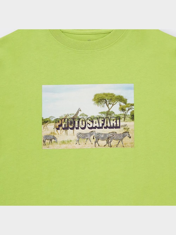 KIDS(男女兼用)オーバーサイズグラフィックT(半袖)(フォト)