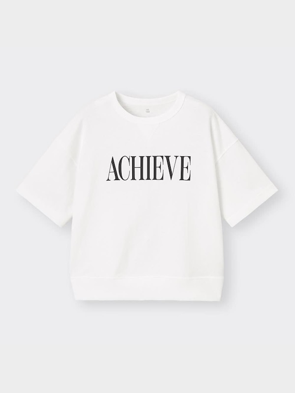 KIDS(男女兼用) スウェT(5分袖)(ロゴ)