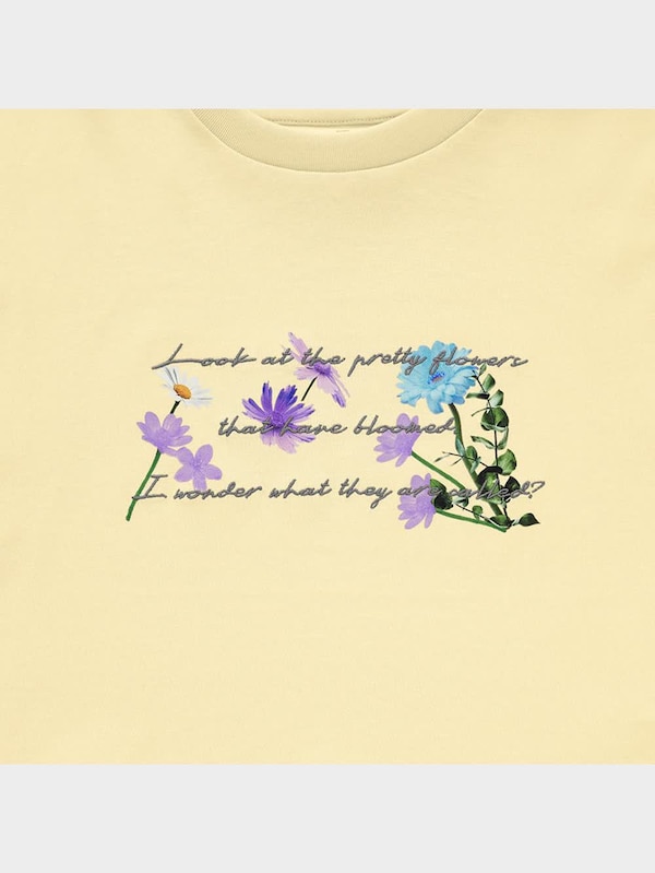 GIRLSグラフィックT(半袖)(フラワー)