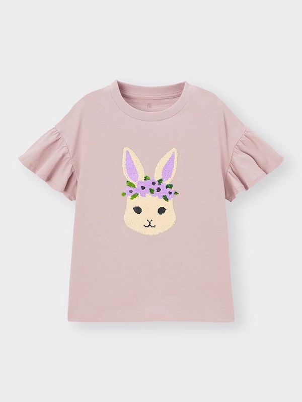 GIRLSスパンコールT(半袖)(ウサギ)
