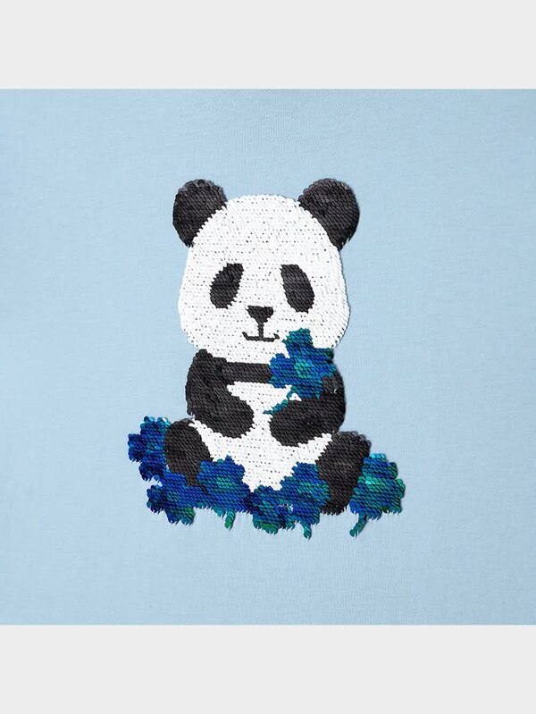 GIRLSスパンコールT(半袖)(パンダ)