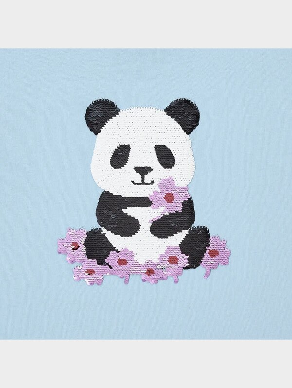 GIRLSスパンコールT(半袖)(パンダ)