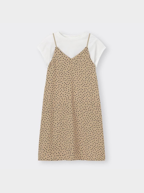 GIRLS2WAYドットキャミソールワンピース(半袖)
