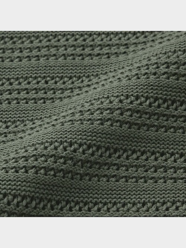 透かし編みニットカーディガン(長袖)