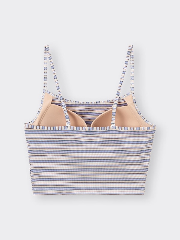 ブラフィール2WAYクロップドキャミソール(ボーダー)