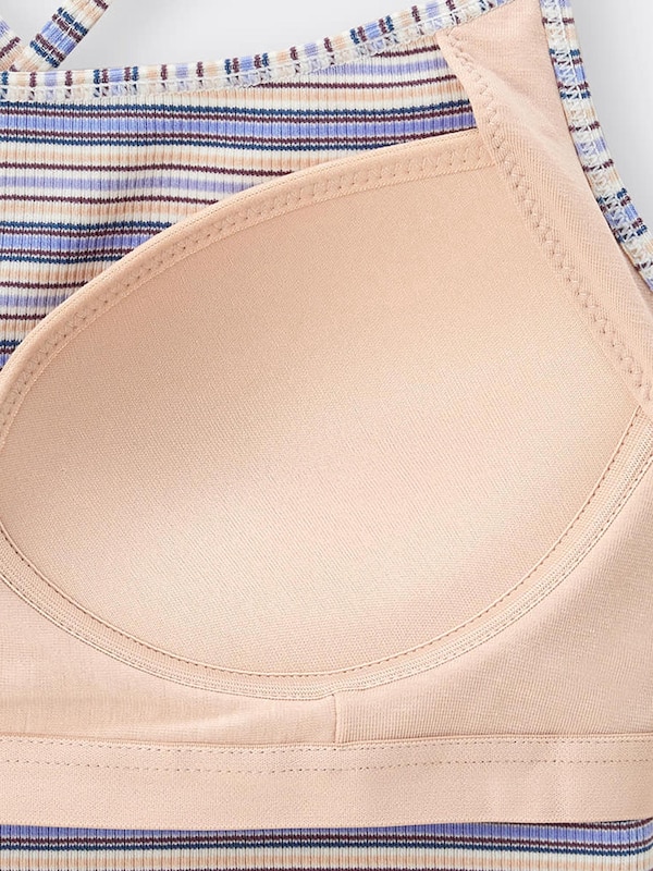 ブラフィール2WAYクロップドキャミソール(ボーダー)