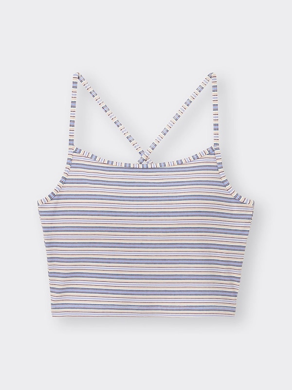 ブラフィール2WAYクロップドキャミソール(ボーダー)