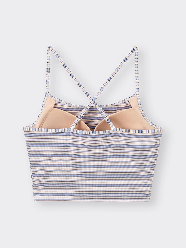 ブラフィール2WAYクロップドキャミソール(ボーダー)