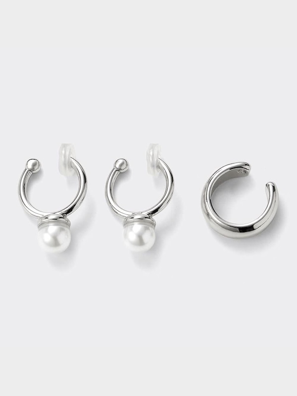 パールライクノンホールピアス