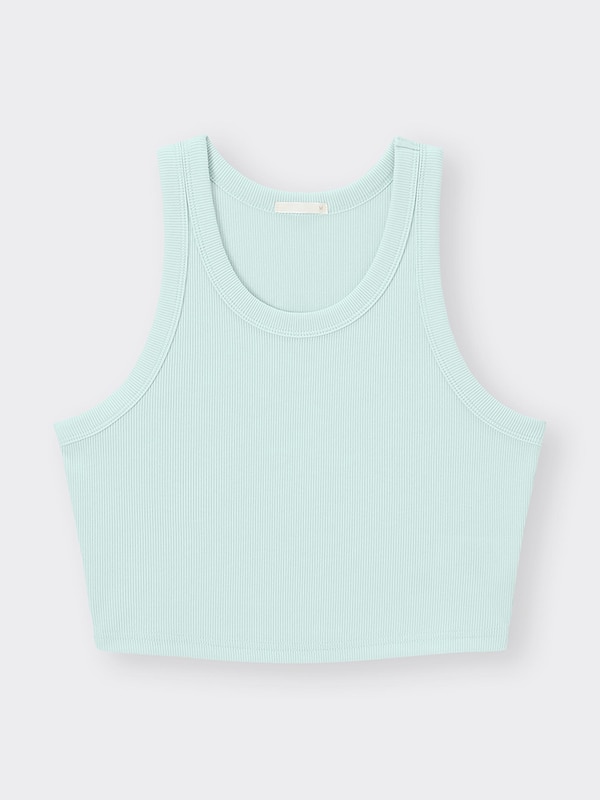 リブクロップドタンクトップ+X