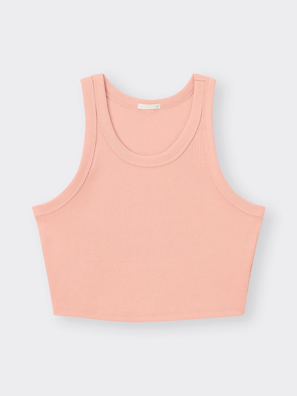 リブクロップドタンクトップ+X