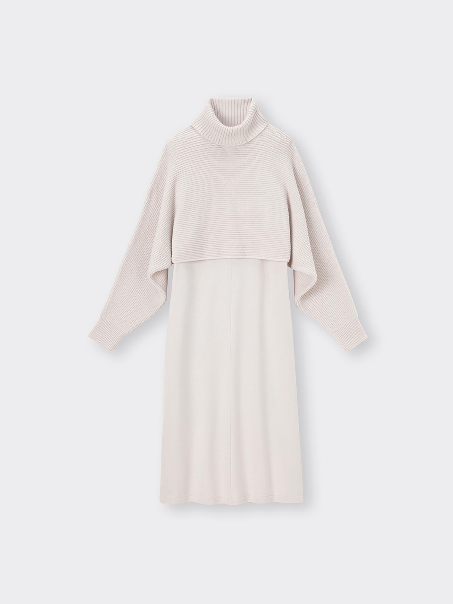 youページ GU公式 | マルチウェイニットワンピース(長袖)+EC(丈短め110.0