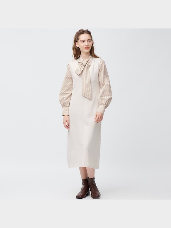 マルチウェイニットワンピース(長袖)+EC(丈短め110.0～117.0cm)