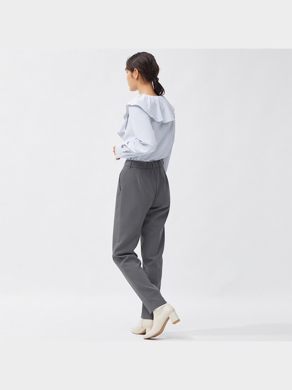 タックテーパードパンツ+EC(丈長め)