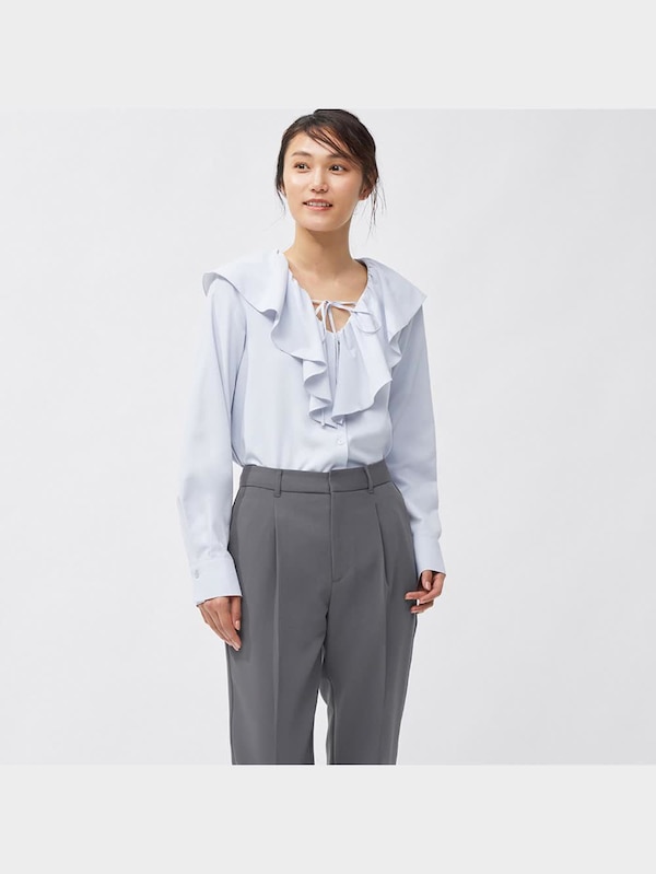 タックテーパードパンツ+EC(丈長め)