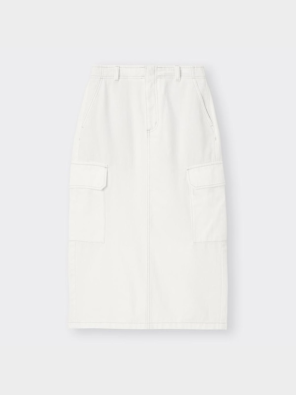 デニムカーゴミディスカート+EC(丈短め76~80cm)