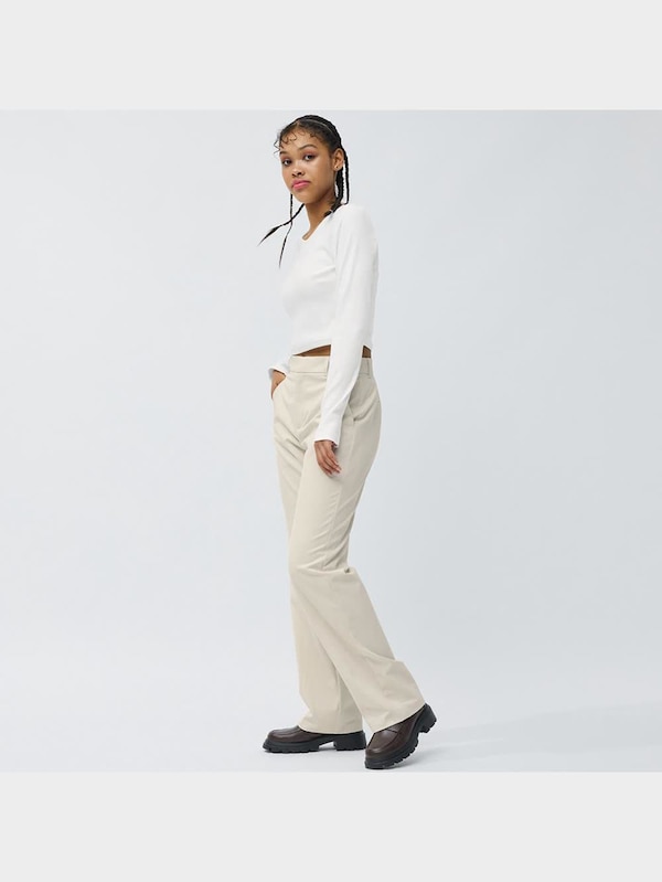 ウォッシャブルストレートパンツZ+EC(丈長め)(セットアップ可能)