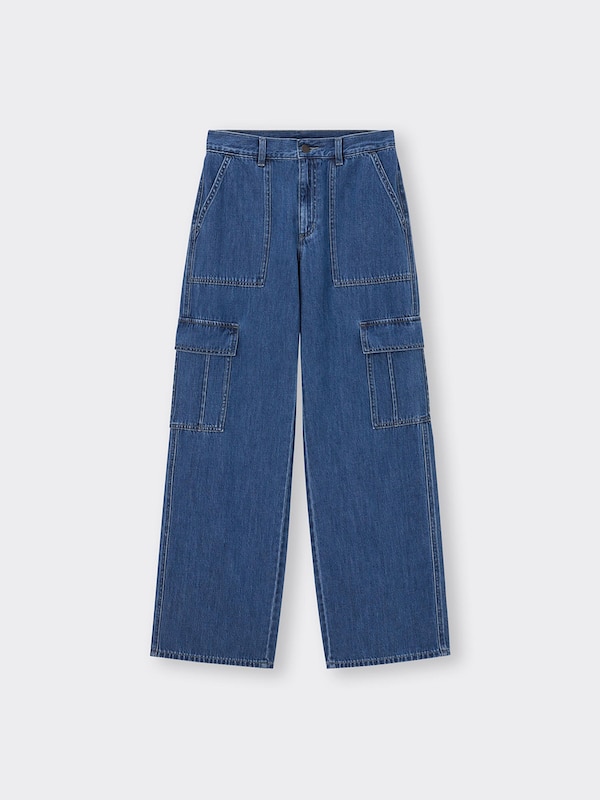 ミドルライズカーゴジーンズ+EC(丈長め81.5cm)