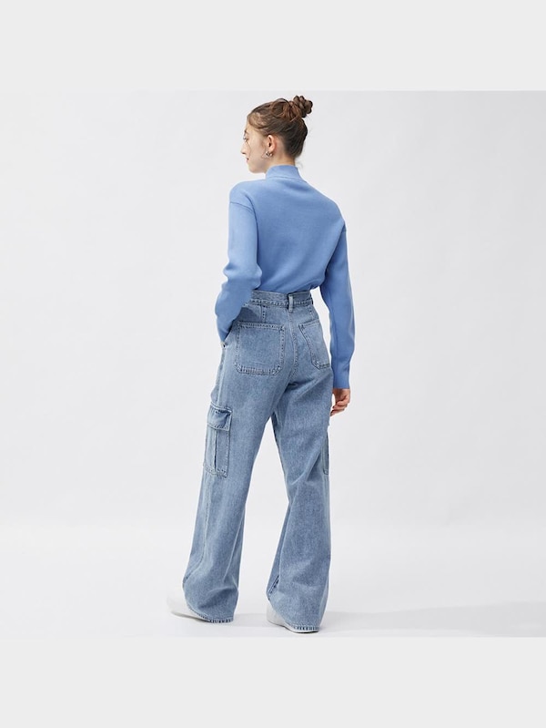 ミドルライズカーゴジーンズ+EC(丈長め81.5cm)