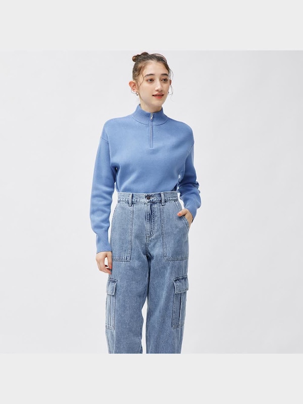 ミドルライズカーゴジーンズ+EC(丈長め81.5cm)