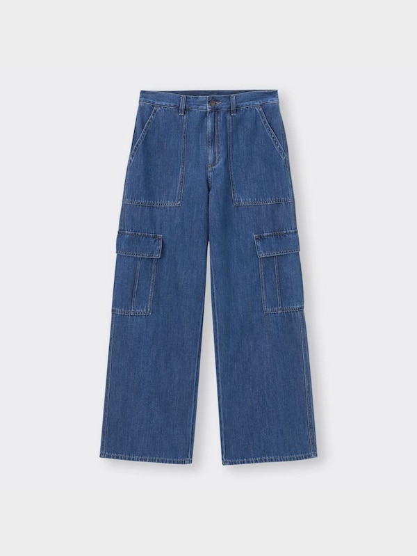 ミドルライズカーゴジーンズ(丈標準71.5～75.5cm)