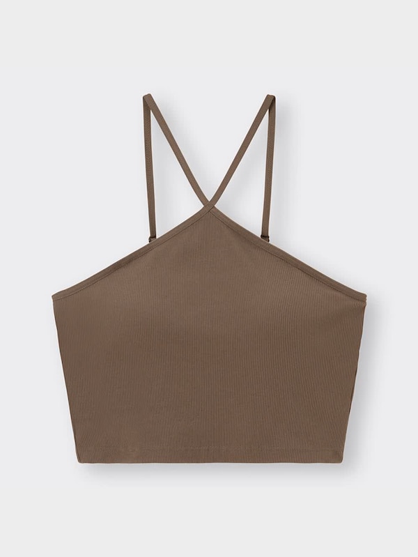 ブラフィールクロップドホルターネックキャミソール+E