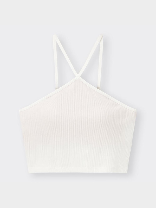 ブラフィールクロップドホルターネックキャミソール+E